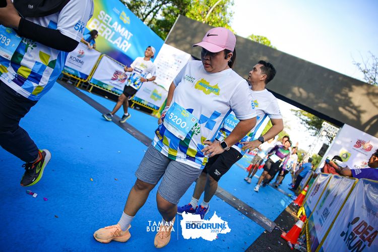 Race photo from Taman Budaya x BOGORUN 2025