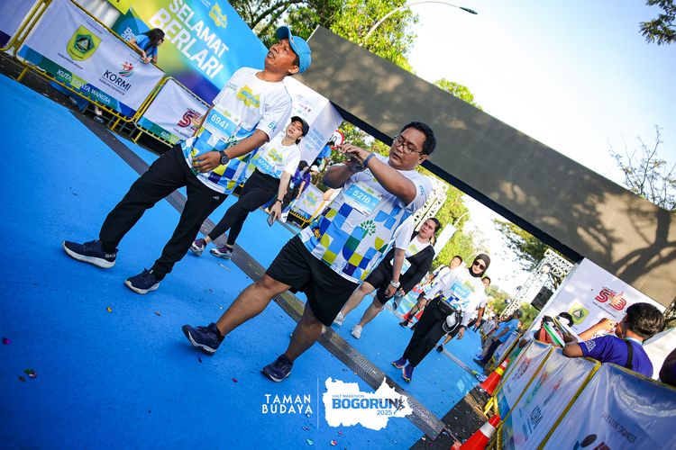 Race photo from Taman Budaya x BOGORUN 2025