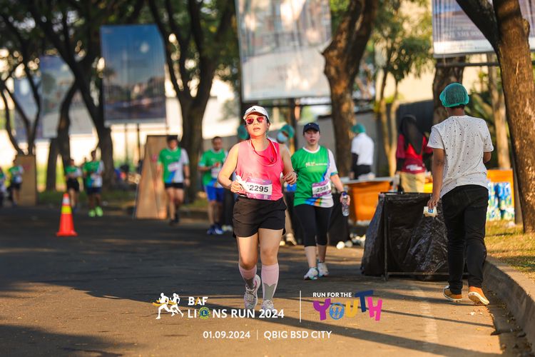 Race photo from BAF LIONS RUN 2024