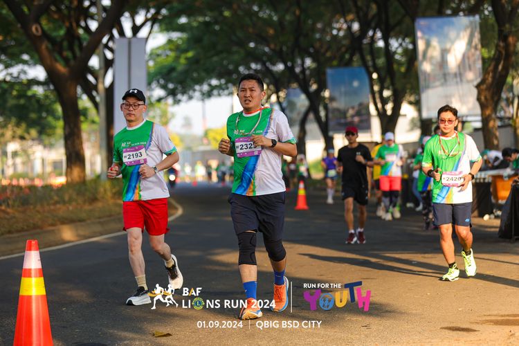Race photo from BAF LIONS RUN 2024