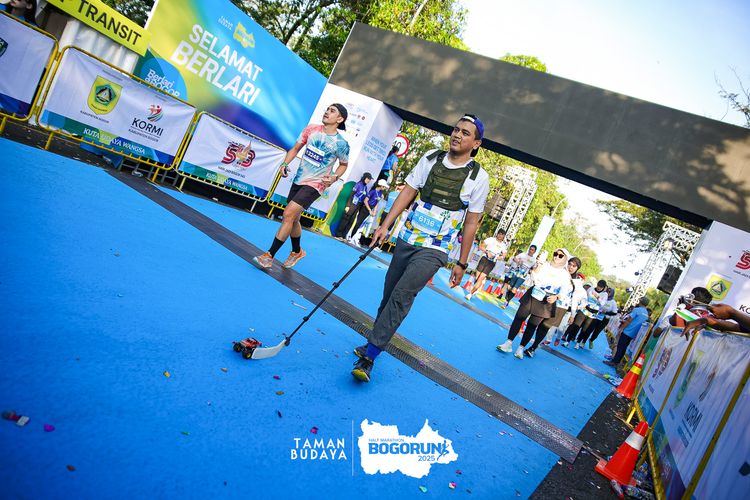 Race photo from Taman Budaya x BOGORUN 2025