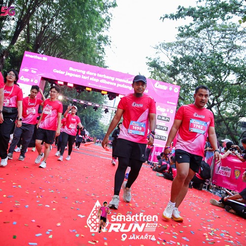 Race photo from SMARTFREN RUN 2026