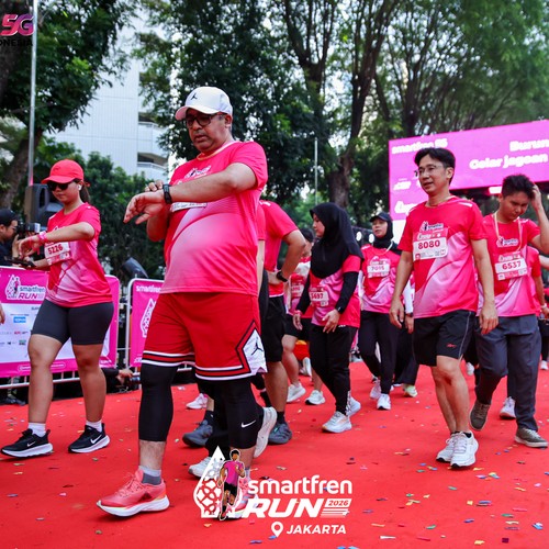 Race photo from SMARTFREN RUN 2026