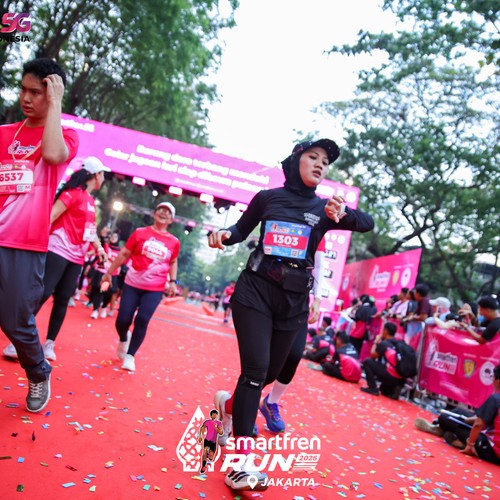 Race photo from SMARTFREN RUN 2026
