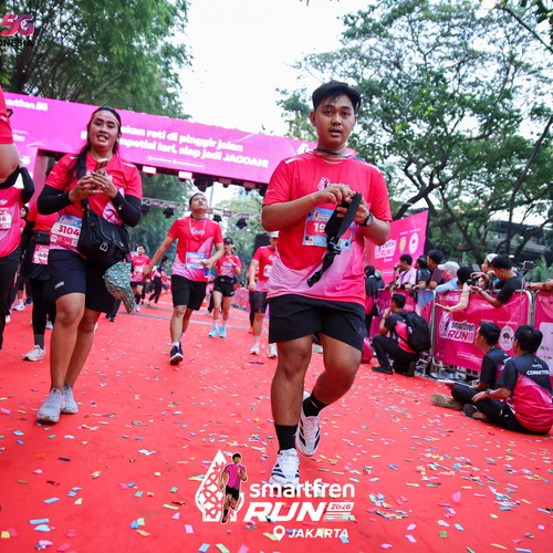 Race photo from SMARTFREN RUN 2026