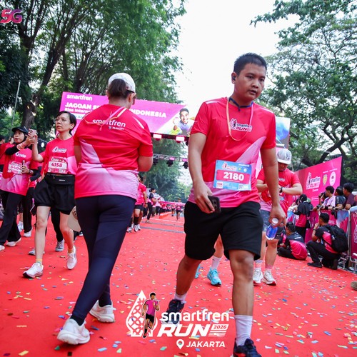 Race photo from SMARTFREN RUN 2026