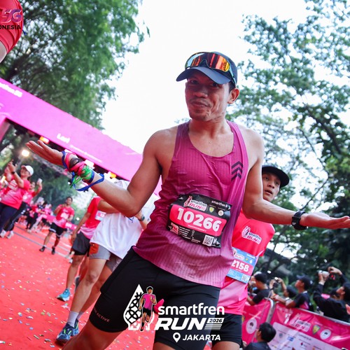Race photo from SMARTFREN RUN 2026