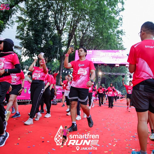 Race photo from SMARTFREN RUN 2026