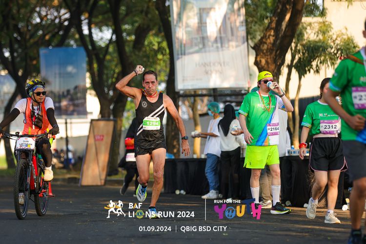 Race photo from BAF LIONS RUN 2024