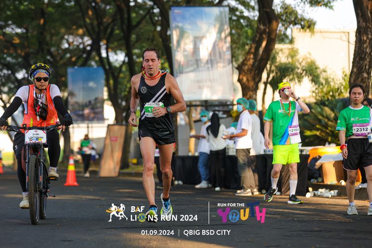 Race photo from BAF LIONS RUN 2024