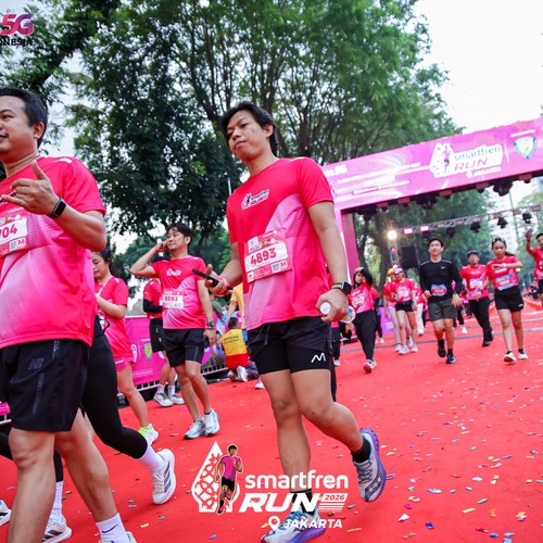 Race photo from SMARTFREN RUN 2026