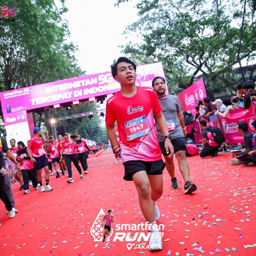 Race photo from SMARTFREN RUN 2026