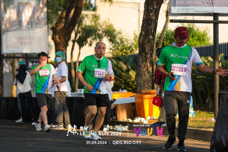 Race photo from BAF LIONS RUN 2024