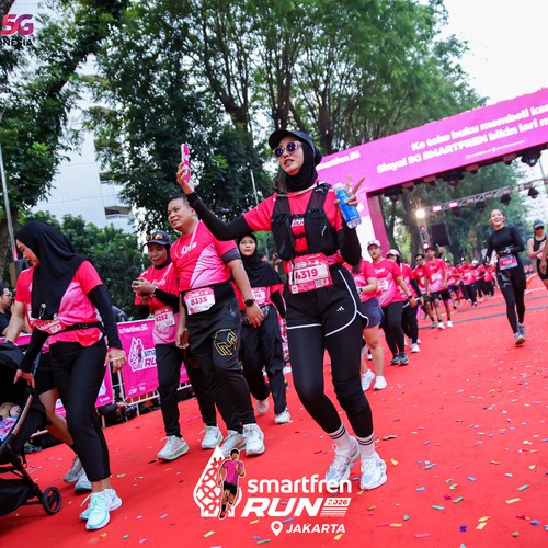 Race photo from SMARTFREN RUN 2026