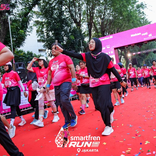 Race photo from SMARTFREN RUN 2026