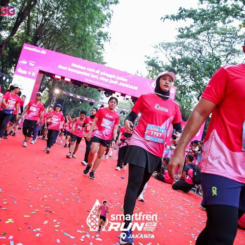 Race photo from SMARTFREN RUN 2026