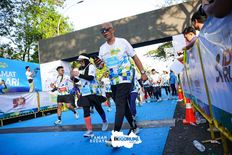 Race photo from Taman Budaya x BOGORUN 2025