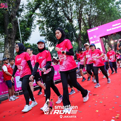Race photo from SMARTFREN RUN 2026