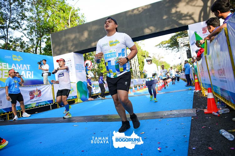 Race photo from Taman Budaya x BOGORUN 2025