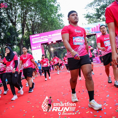 Race photo from SMARTFREN RUN 2026