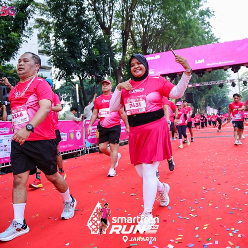 Race photo from SMARTFREN RUN 2026