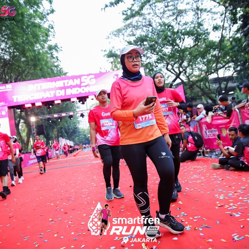 Race photo from SMARTFREN RUN 2026