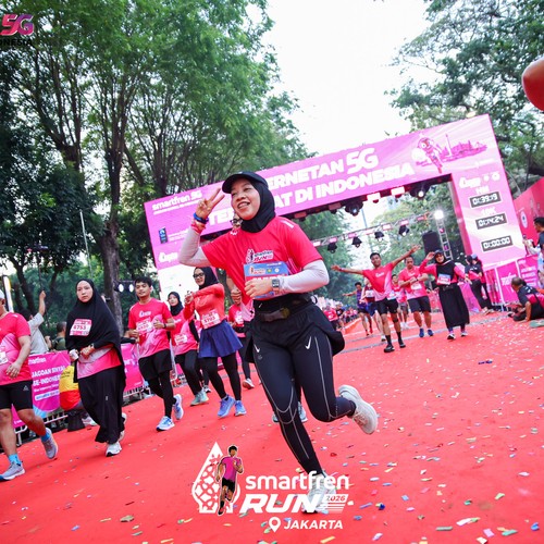 Race photo from SMARTFREN RUN 2026