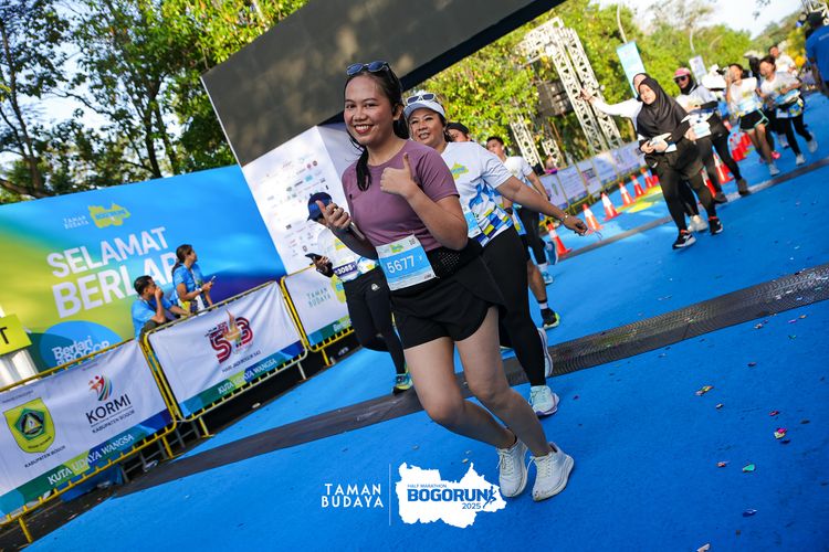 Race photo from Taman Budaya x BOGORUN 2025