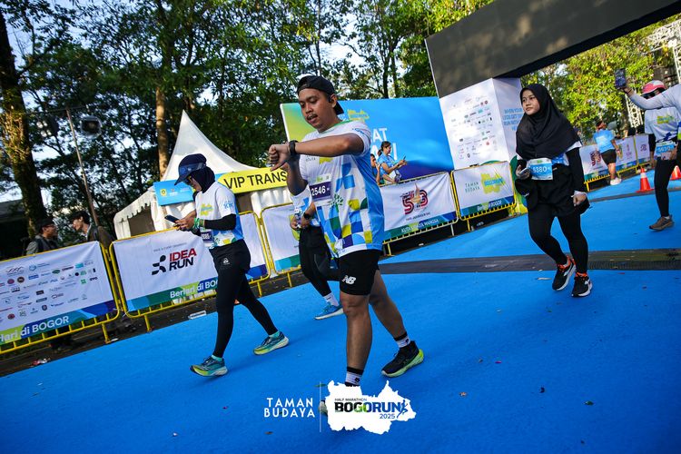 Race photo from Taman Budaya x BOGORUN 2025