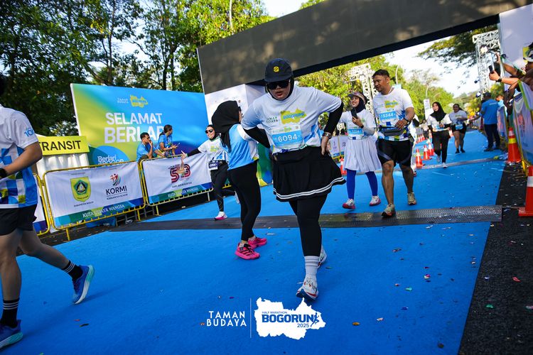 Race photo from Taman Budaya x BOGORUN 2025