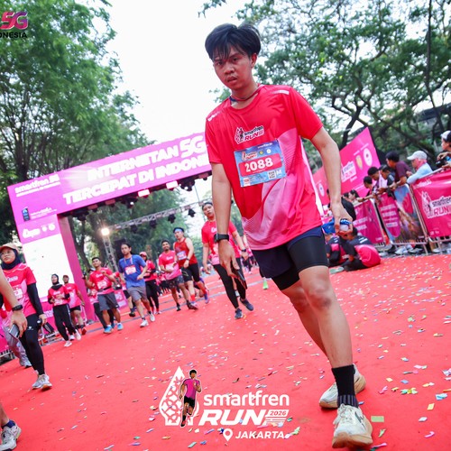 Race photo from SMARTFREN RUN 2026