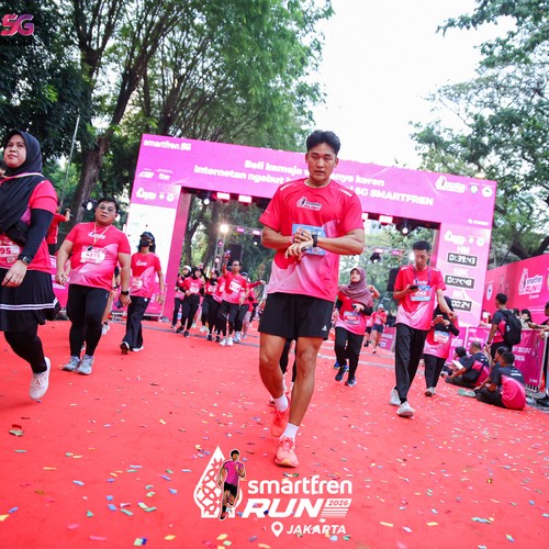 Race photo from SMARTFREN RUN 2026