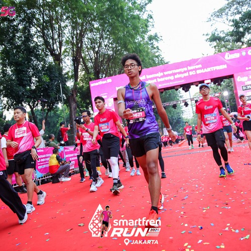 Race photo from SMARTFREN RUN 2026