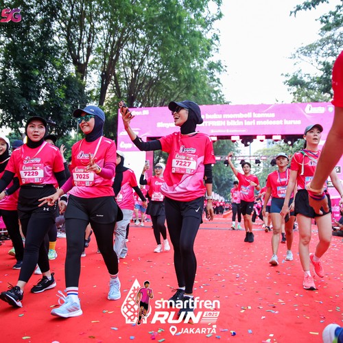 Race photo from SMARTFREN RUN 2026