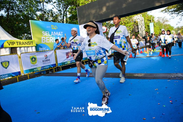 Race photo from Taman Budaya x BOGORUN 2025