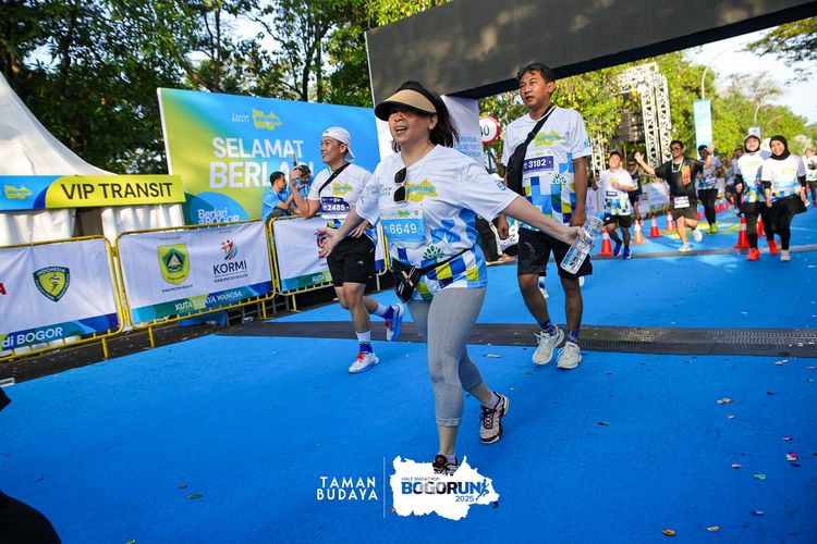 Race photo from Taman Budaya x BOGORUN 2025