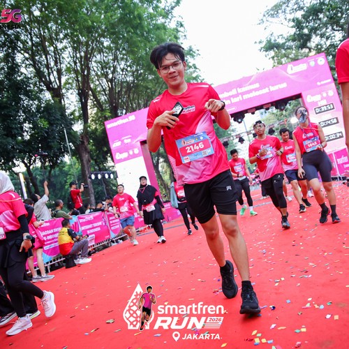 Race photo from SMARTFREN RUN 2026