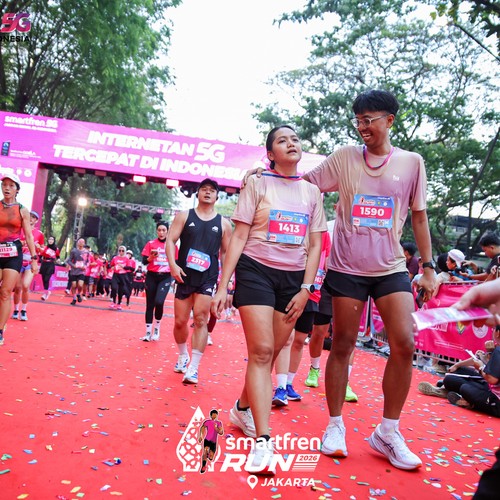 Race photo from SMARTFREN RUN 2026
