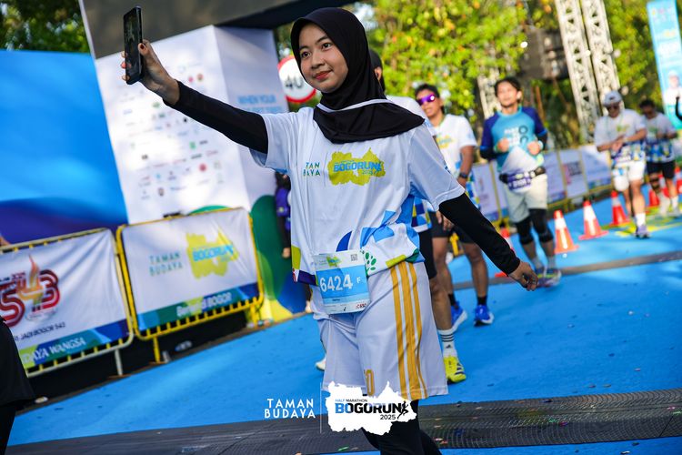 Race photo from Taman Budaya x BOGORUN 2025