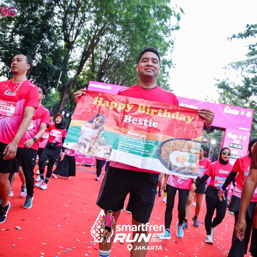 Race photo from SMARTFREN RUN 2026