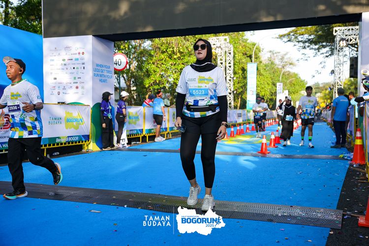 Race photo from Taman Budaya x BOGORUN 2025