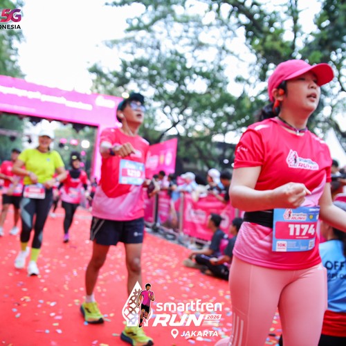 Race photo from SMARTFREN RUN 2026