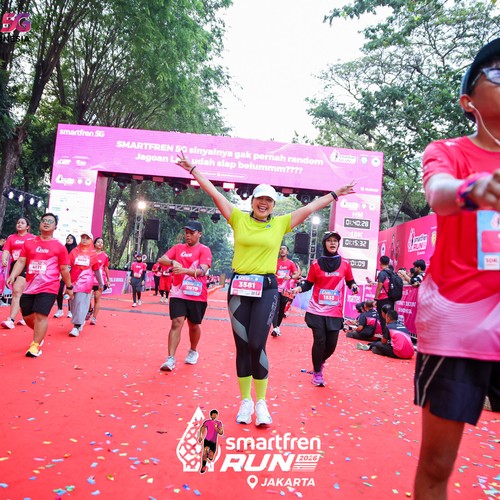 Race photo from SMARTFREN RUN 2026
