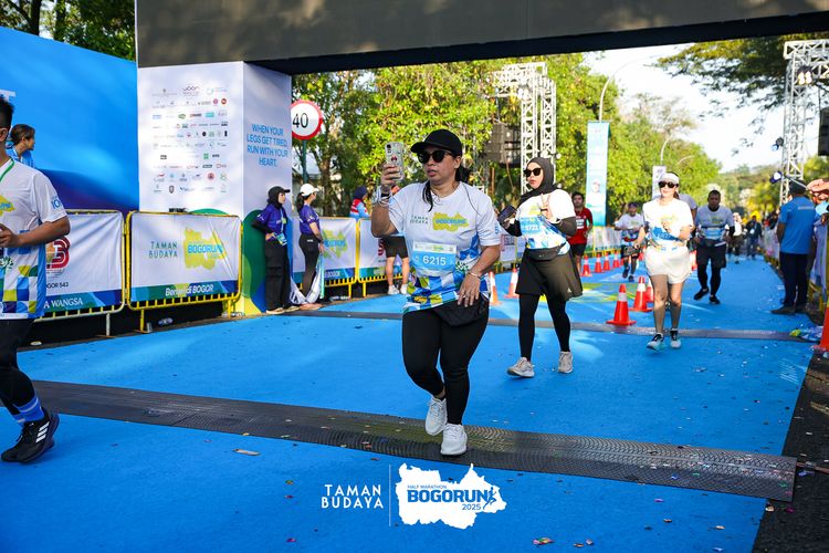 Race photo from Taman Budaya x BOGORUN 2025