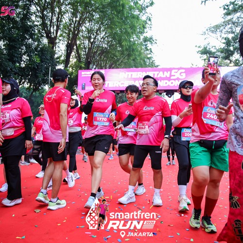 Race photo from SMARTFREN RUN 2026