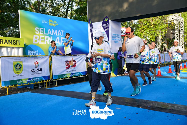 Race photo from Taman Budaya x BOGORUN 2025