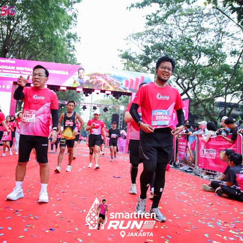 Race photo from SMARTFREN RUN 2026