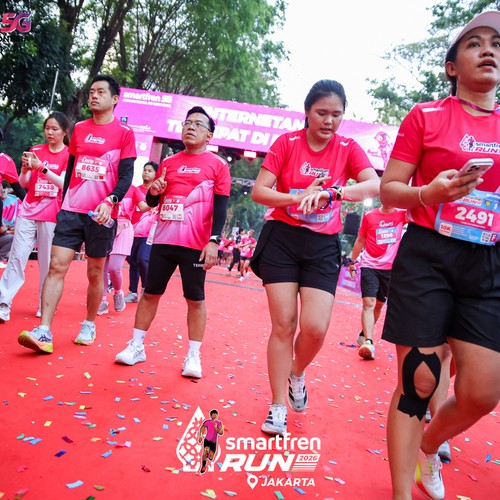 Race photo from SMARTFREN RUN 2026