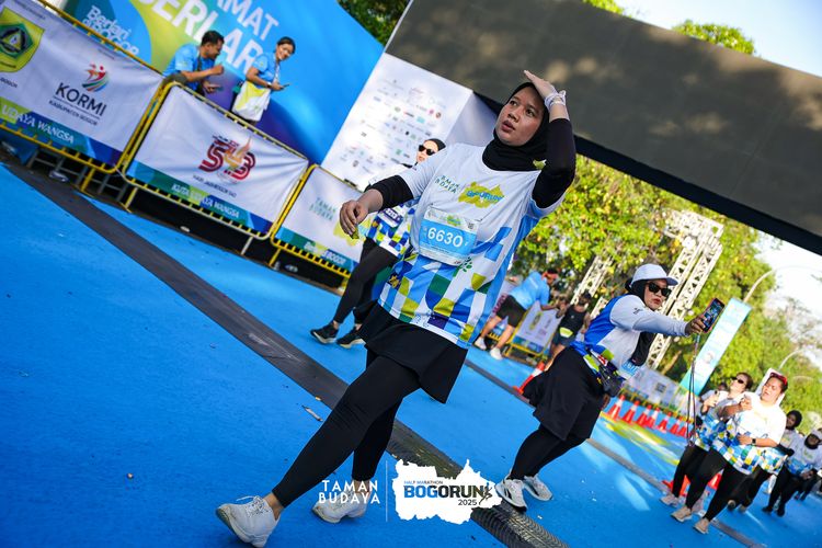 Race photo from Taman Budaya x BOGORUN 2025