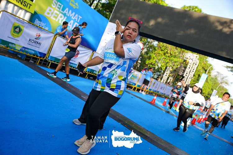 Race photo from Taman Budaya x BOGORUN 2025